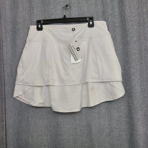 FJ Golf Leasure Women's White Layerd Skort Size Large